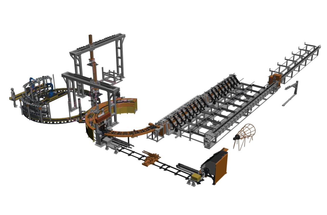 智能管片生产线
